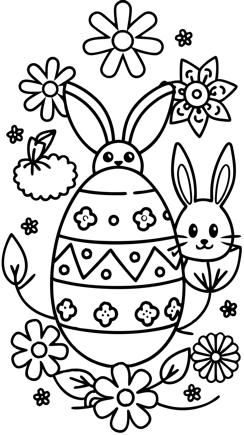 coloring easter pages